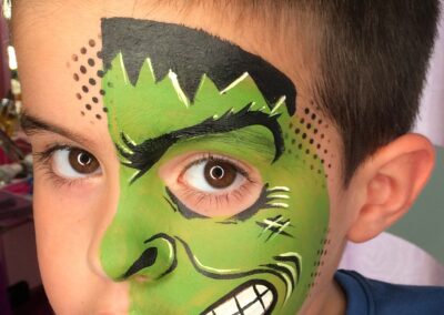 pintacaras infantil cumpleaños maquillaje Bilbao