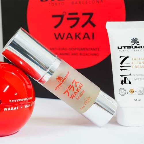 kit wakai utsukusy comprar piel tratamiento serum crema bilbao