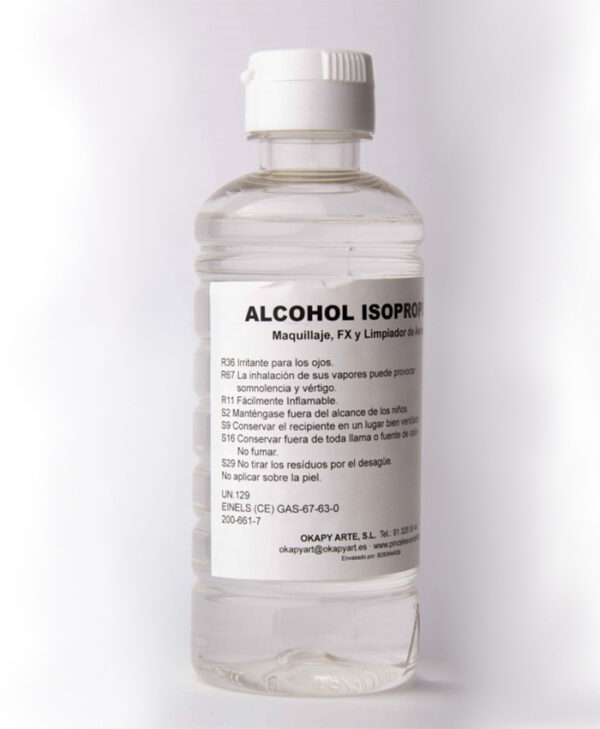 alcohol isopropilico limpiador pinceles maquillaje desinfectante fx activador pinturas al alcohol
